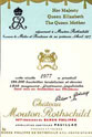 Chateau Mouton Rothschild 1977, Queen Mother Hommage