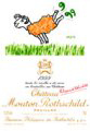 Chateau Mouton Rothschild 1999, Artist: Raymond Savignac